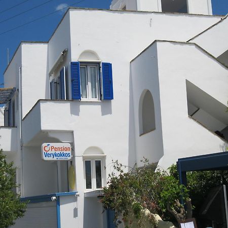 Pension Verykokkos Naxos City Buitenkant foto