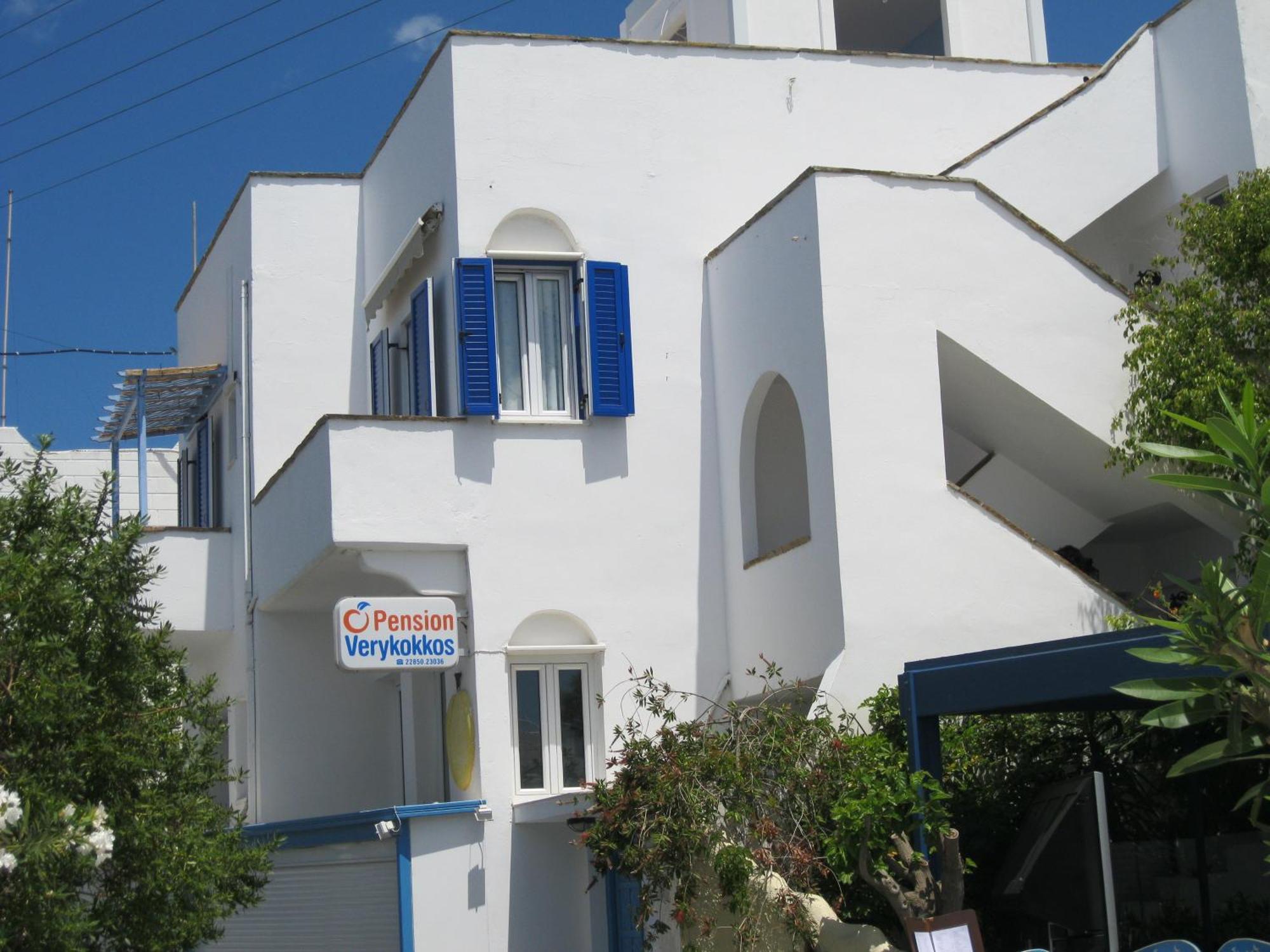 Pension Verykokkos Naxos City Buitenkant foto